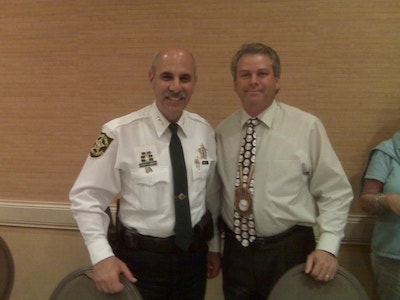 Honorary Chairman Broward County Sheriff Al Lamberti with Scott Kleiman